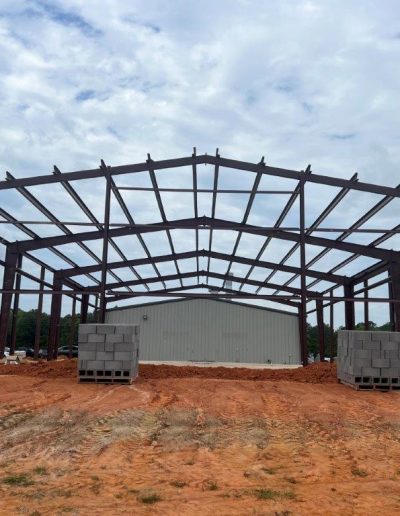 Commercial Steel Building May Construction Middle GA