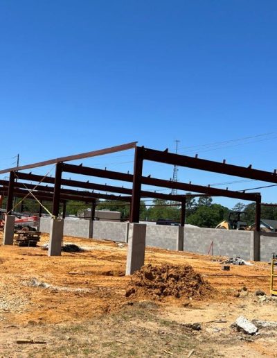 Commercial Steel Building May Construction Middle GA